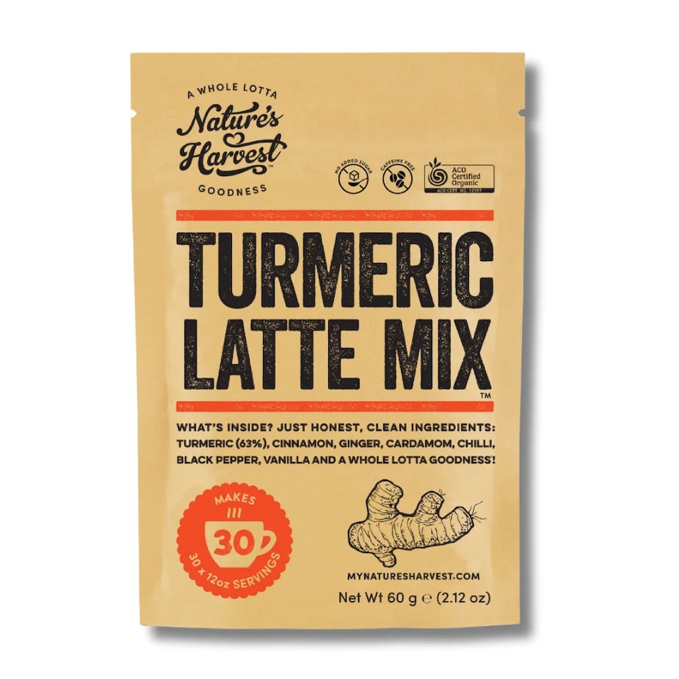 image 1 of Nature's Harvest Turmeric Latte Mix 60g
