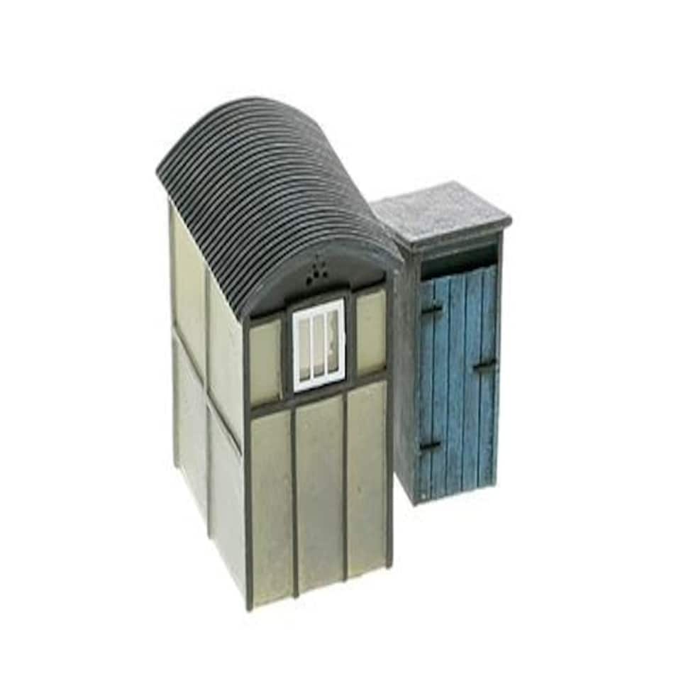 Hornby Skaledale Utility Lamp Huts 2pcs (Pre-Built)