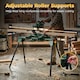 image 4 of HOMCOM Universal Mitre Saw Stand with Adjustable Rollers and Support Arms