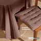 image 5 of Homescapes Chocolate Brown Tablecloth - 178 x 300 cm Brown