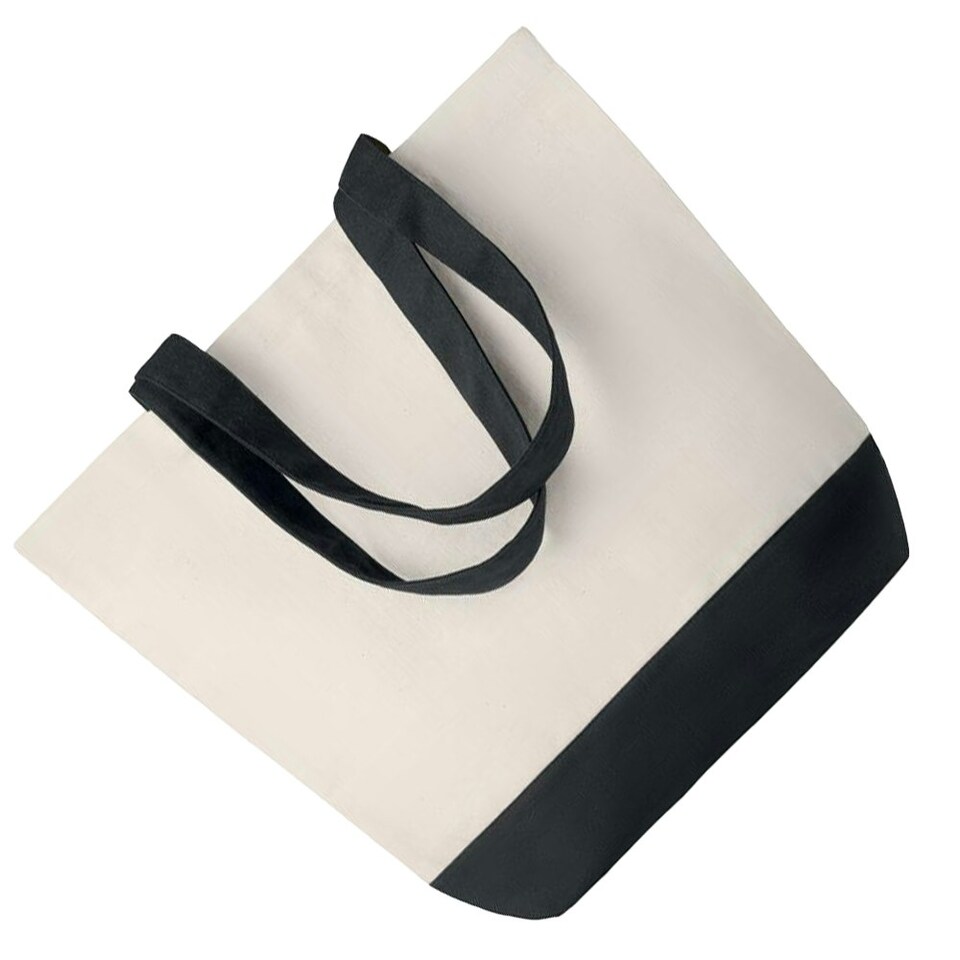 image 1 of MidOcean Kleuren Canvas Bag - Black - One Size Black