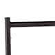 image 3 of 4ft Garment Clothes Rail Super Heavy Duty All Metal Black | Black