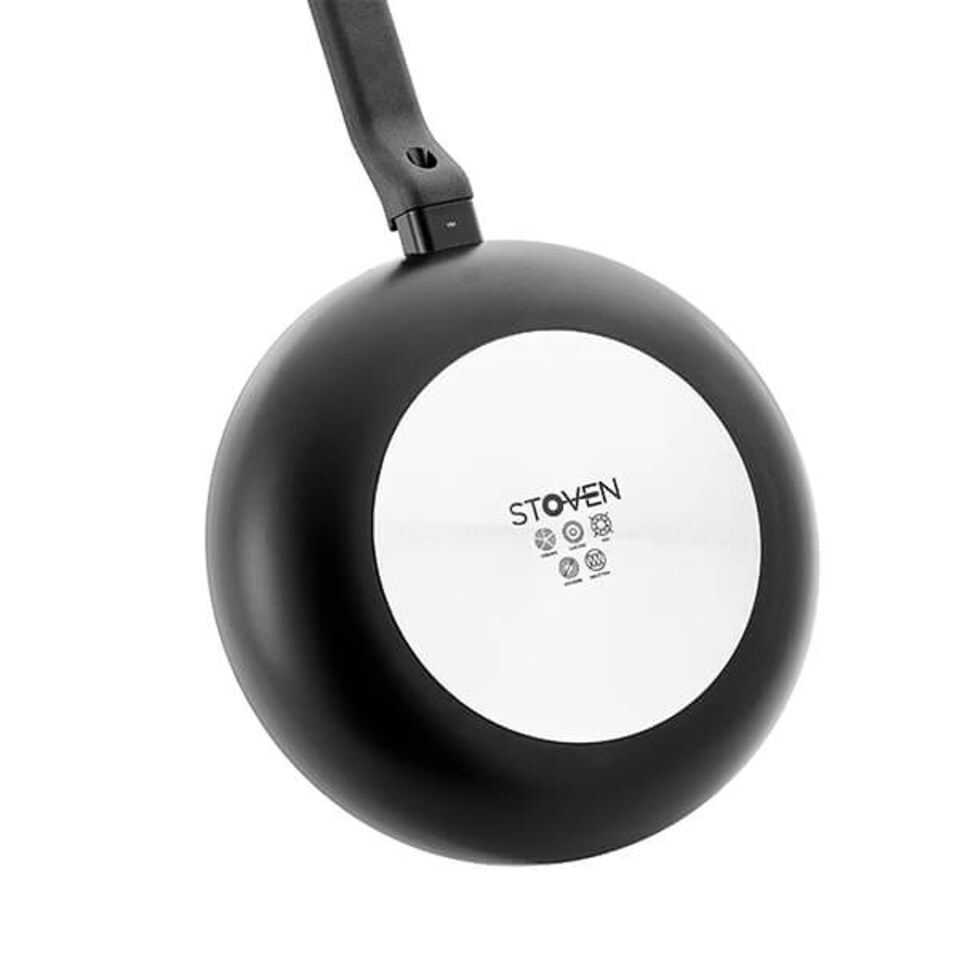 image 1 of Stoven Noir 4 Piece Saucepan Set with 20cm Frying Pan