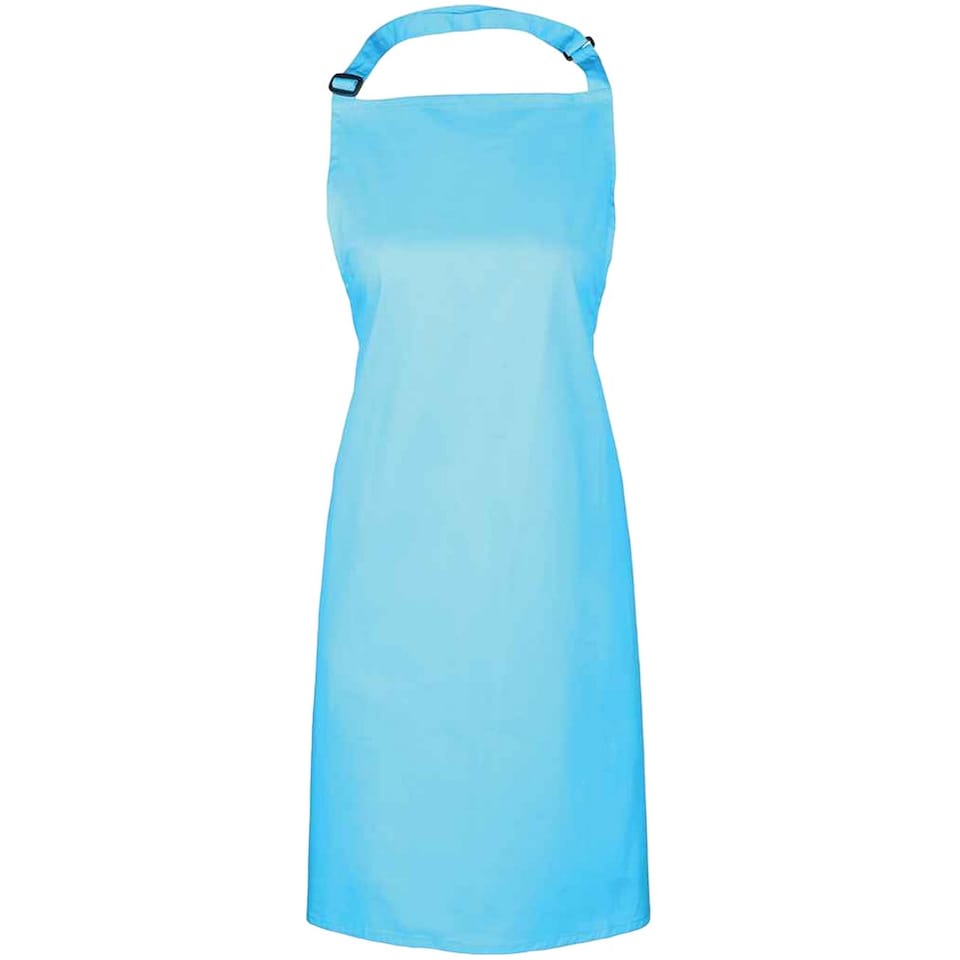 image 1 of Premier Unisex Adult Colours Full Apron | Blue | Cyan | One Size | 1