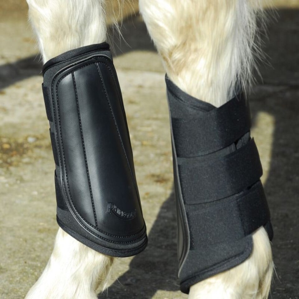 image 1 of Rhinegold Breathable Neoprene Brushing Boots Black | Size: X-Full
Colour: Black