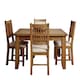 image 1 of Rustic Oak Extending Dining Kitchen Table 78×90×120 cm Extending to 150 cm