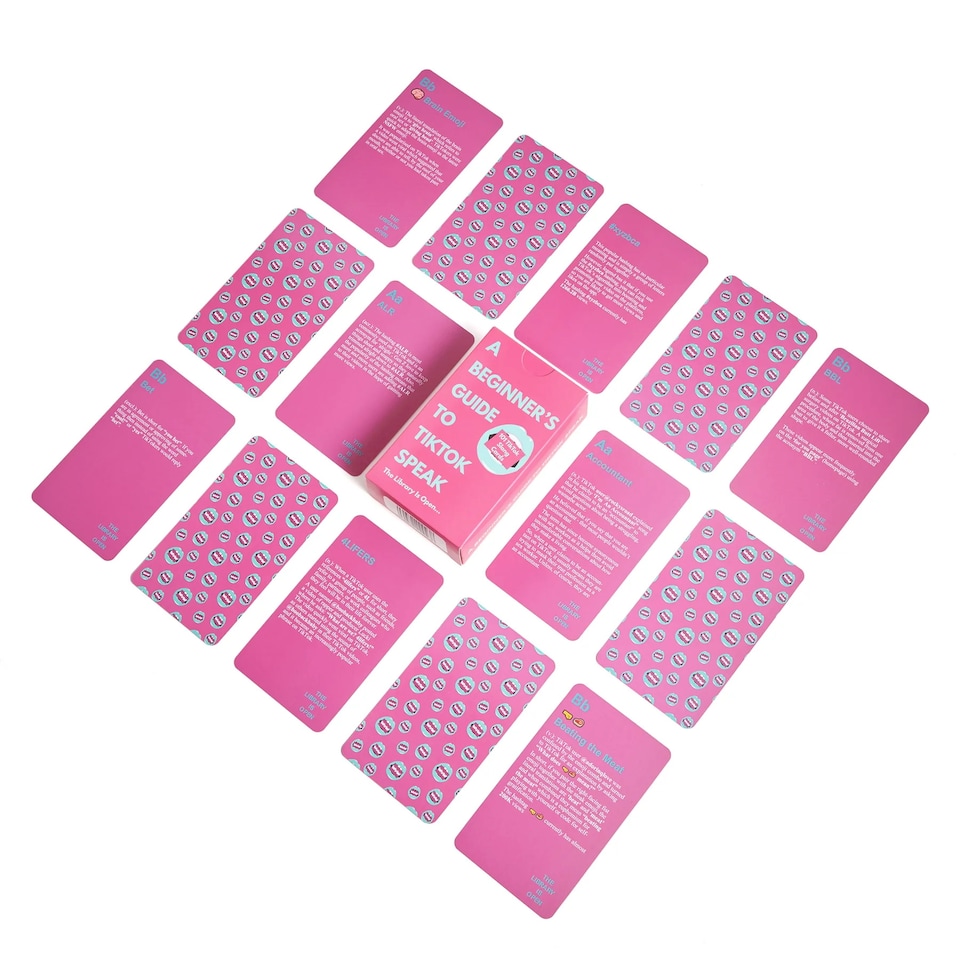 image 1 of A Beginner's Guide To TikTok Speak Novelty Cards