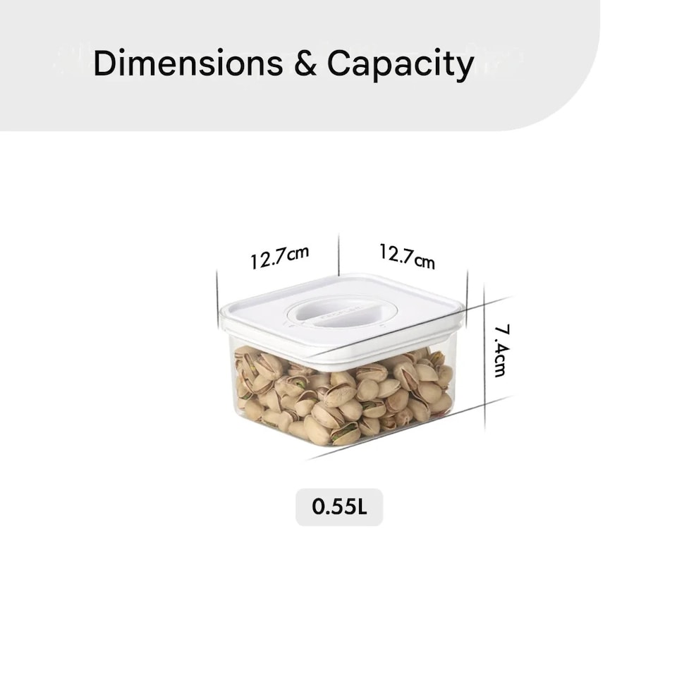 image 1 of NEOFLAM Smart Seal Airtight Food Storage Container 550ml