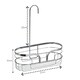 image 4 of Showerdrape Dante Chrome Mini Shower Caddy | Silver | 1