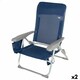 image 1 of Beach Chair Aktive Slim Foldable Navy Blue 47 x 87 x 58 cm (2 Units) N/A