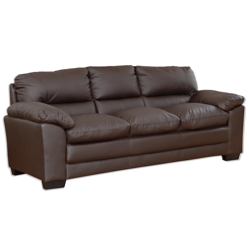 image 1 of Genoa 3 Seat Sofabed - Brown