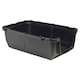 image 2 of Dog Pet Carrier Transporter Cage - Black & Grey - Large