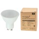 image 1 of ValueLights 8 Pack GU10 White Plastic Spotlight LED 5W Warm White 3000K 450lm Light Bulb