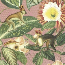 IHR Lunch Napkins  King Of Jungle Rose Gold 33cm 3ply 20 Pack