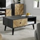 image 2 of Coffee Table 1 Drawer Open Storage Home Living Room Furniture Unit | Black