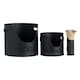 image 1 of Hill Interiors Three Piece Fire Wood Bucket Set - Black - One Size