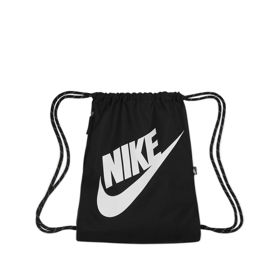 image 1 of Nike Heritage Drawstring Bag - Black - One Size | Black | One Size