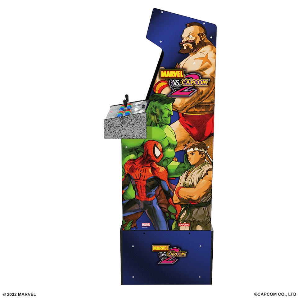 image 1 of Arcade1Up Marvel vs Capcom 2 Arcade Machine | Blue