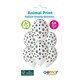 image 2 of Animal Paw Prints White Latex Balloons 33cm / 13 in - Pack of 6