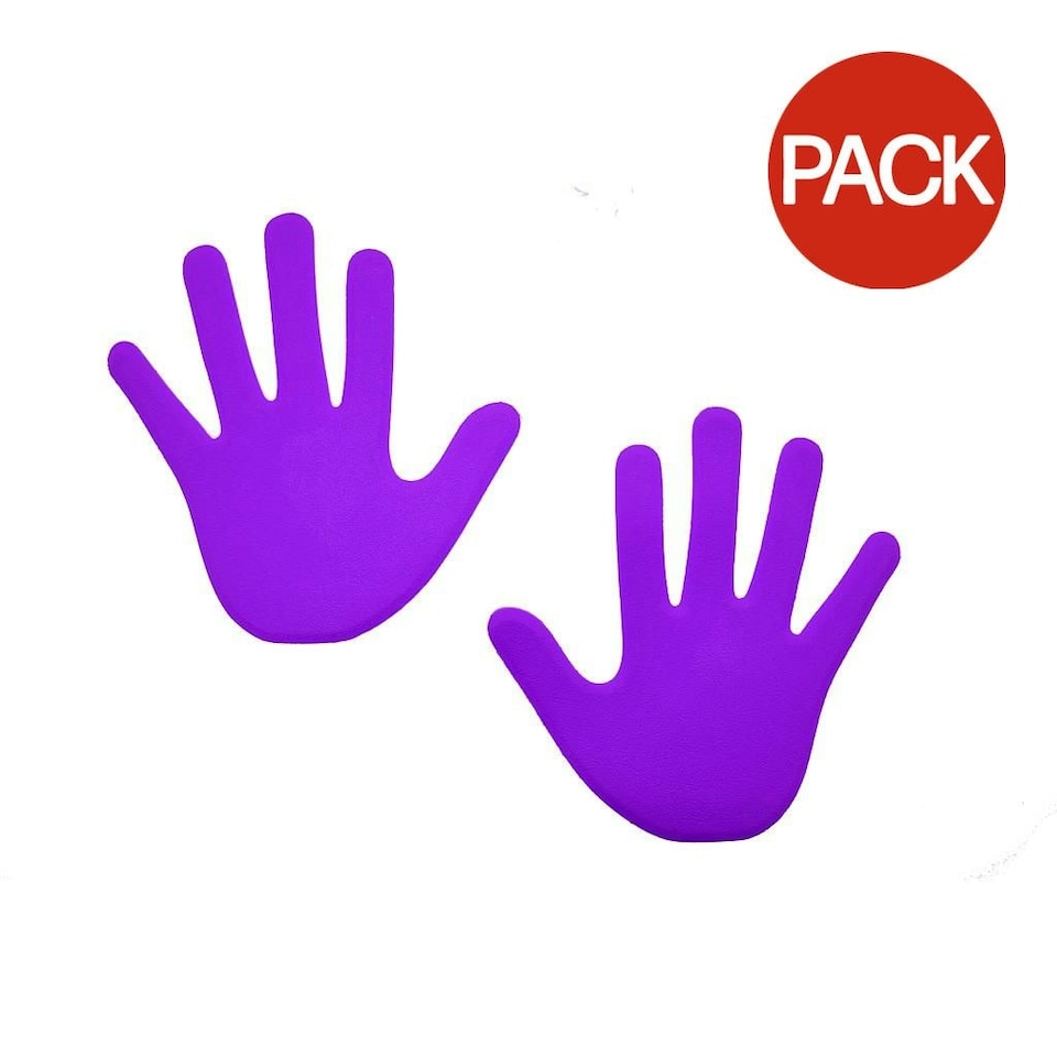 Pre-Sport Hand Floor Marker (Pack Of 6) - Purple - One Size