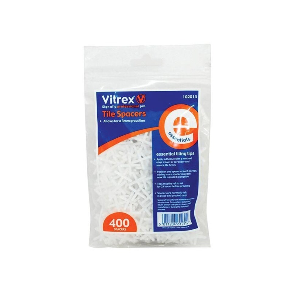 Vitrex Essential Tile Spacers - Multi Colour - 3mm