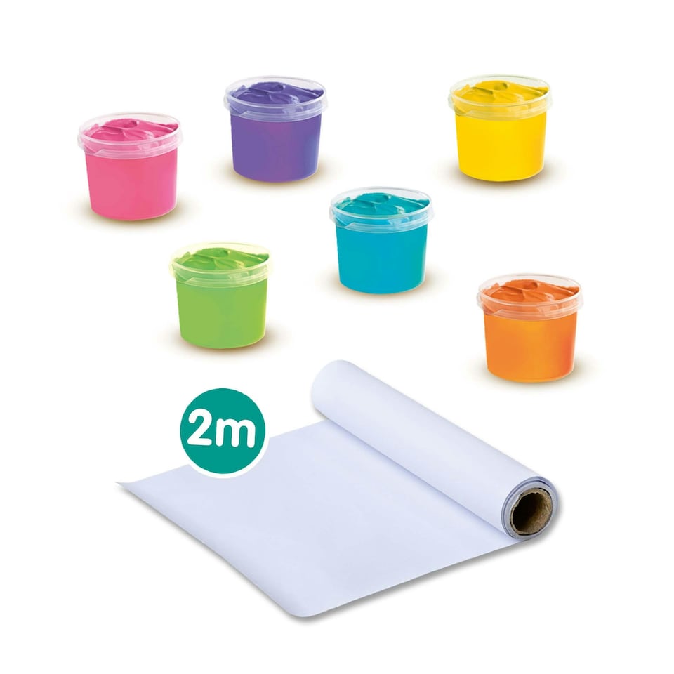 image 1 of SES Creative Fingerpaint Mega Set 6 Colours 110 mL