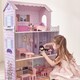 image 3 of Teamson Kids Wooden Dreamland 3 Storey Doll House for 12" Dolls, Dollhouse