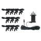 image 1 of ValueLights 10 Pack IP67 Rated 15mm White LED Round Decking Kitchen Plinth Lights Kit