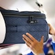 image 5 of Flight Knight Lightweight 4 Wheel 800D Soft Case Quilted Suitcases Anti Crack Cabin & Hold Luggage Options 100+ Airlines Approved - easyJet, BA & Many More! Blue | Navy | Medium