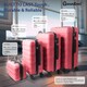 image 4 of Groundlevel 4 Piece Regency Hard Shell Travel Luggage Trolley Set | Blue | Navy