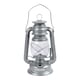 image 1 of Redwood Metal Paraffin Hurricane Lantern - 30cm - Silver
