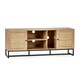 image 3 of Natural Stylish Rattan TV Unit Brown