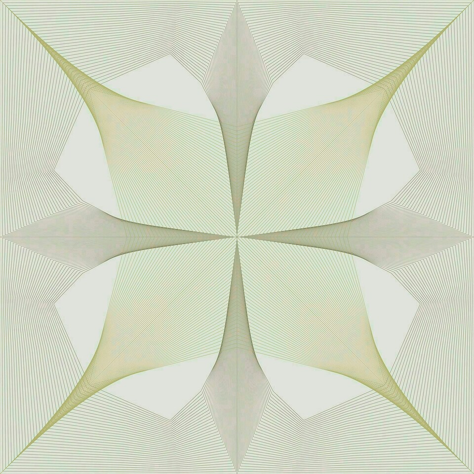 image 1 of NuWallpaper NUS3575 Inuition Peel & Stick Wallpaper, White & Gold Multi