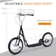 image 7 of HOMCOM Teen Scooter Children Stunt Scooter W/ 16" Tyres Adjustable Height, Black