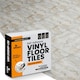image 1 of NOVECRAFTO Vinyl Floor Tiles Self Adhesive – 12x12in Peel and Stick Flooring for Kitchen, Bathroom & Living Room – Beige Marble Flow Design | Brown | 2.79 sqm
