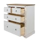image 4 of Core Products Corona White, 2+2 Drawer Chest H103.8cm x W91cm x D47cm White