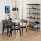 image 5 of Roxby Extending Dining Table 80-120cm in Black