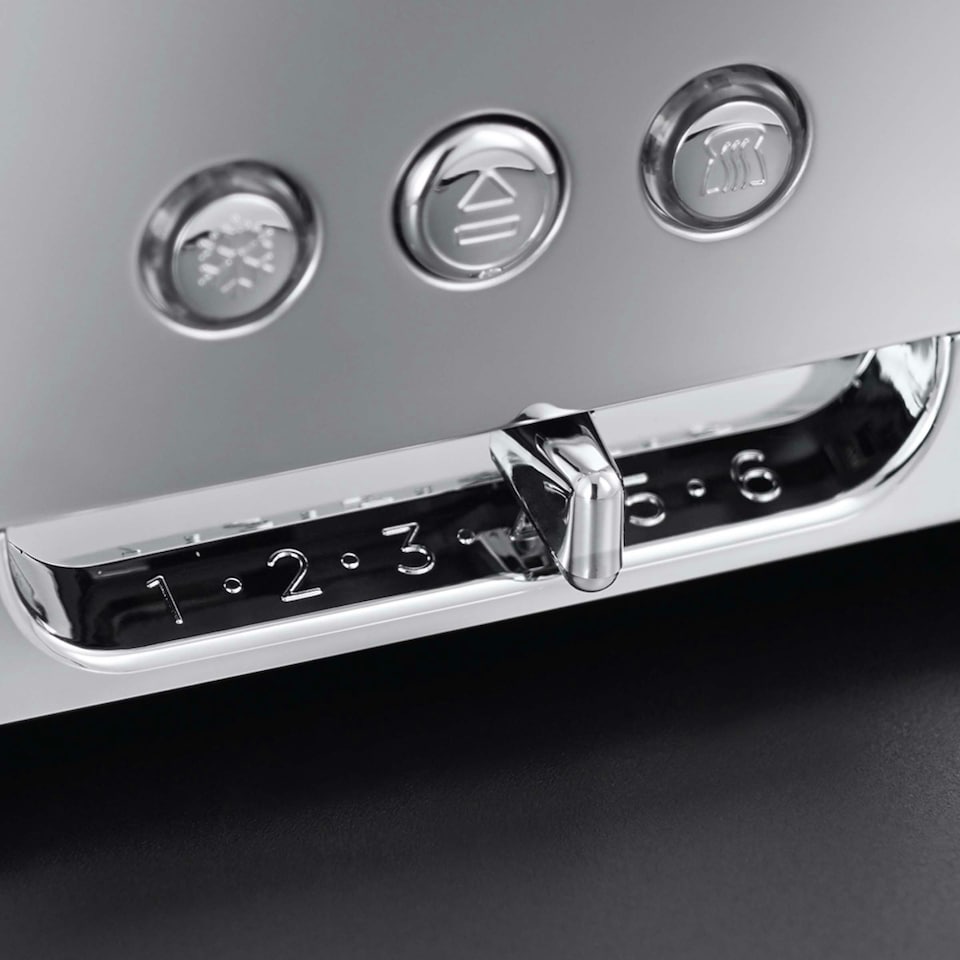 image 1 of Russell Hobbs Luna 2 Slice Toaster, Long Slot - Copper