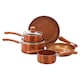 image 4 of 5 Piece Copper Ceramic Cookware Set