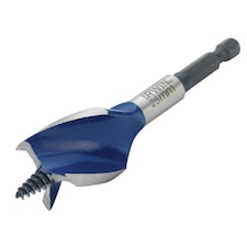 Irwin Blue Groove 6x Stubby Wood Bit - Multi Colour - 25mm