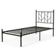 image 8 of COSTWAY 3FT Single Metal Bed Frame Slatted Platform