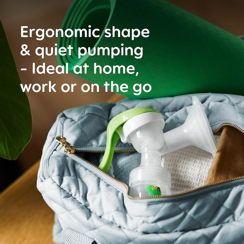 image 1 of MAM Manual Breast Pump With 130ml Bottle Anti-Colic BPA BPS Free