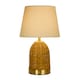 image 3 of RECHARGEABLE RATTAN TABLE LAMP Brown