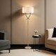 image 6 of Justina Antique Brass Floor Lamp