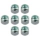 image 1 of Pack of 8 3/8" UNF Wheel Nuts Nut For Trailer Suspension Hubs