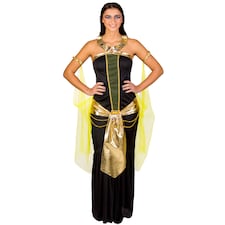 Womens Pharaoh Nefertiti Costume | Black | black | S | 1