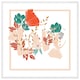 image 1 of Love & flowers (Picture Frame) White | XL