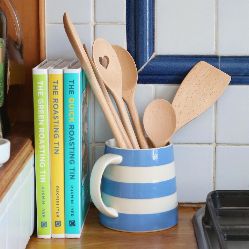 image 1 of Argon Tableware Wooden Spatulas - 30cm - Pack of 12