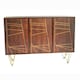 image 1 of Large Sideboard with 3 Doors Bishop Dark Mango Brown