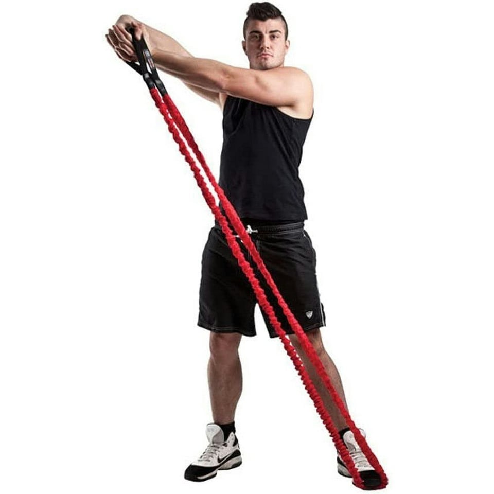 image 1 of Fitness Mad Safety Resistance Tube - Red/Black - Strong